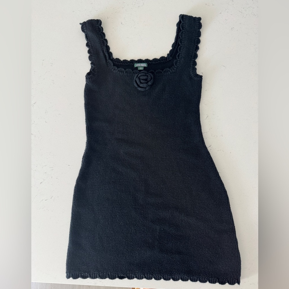 wild fable Black Knit Tank Dress